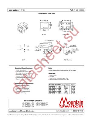 107-DPS-01-1-EV datasheet  